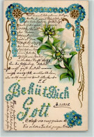 10136541 - Vergissmeinnicht Behuet Dich Gott, Litho - Other & Unclassified