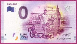 0-Euro XERU 04 2018 S-11 XOX  !!! ENGLAND - FUSSBALL WM - Privatentwürfe