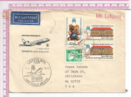 Germany Leipzig To Attleboro USA With Special Leipzig Trade Fair CDS...........................................Box 10 - Lettres & Documents