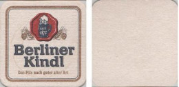 5001596 Bierdeckel Quadratisch - Berliner Kindl - Gute Alte Art - Beer Mats