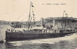 Jersey - ST. HELIER - Steamer Victoria - Publ. Unknown 21 - St. Helier