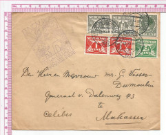 Netherlands .'s-Hertogenbosch Railway Station CDS To Makassfr Indonesia..........................................Box 10 - Lettres & Documents