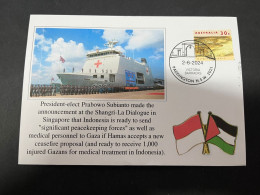 3-6-2024 (12) Gaza War - Indonesia Ready To Send Peacekeepers And Medical Aid To Gaza - Militaria