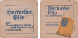 5001232 Bierdeckel Quadratisch - Herforder - Ein Stolzer Genuß - Bierdeckel