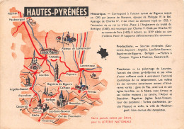 65-CARTES HAUTES PYRENEES-N°T2773-B/0295 - Autres & Non Classés