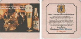 5001819 Bierdeckel Quadratisch - Paderborner Gold-Pilsener - Beer Mats