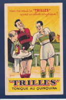 CPA Rugby Sport Illustrateur Non Circulée Publicité Trilles Quinquina - Rugby