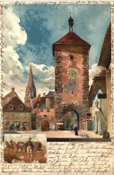 Freiburg - Schwabenthor - Litho - Freiburg I. Br.