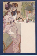 CPA Art Nouveau Femme Girl Woman Non Circulé Série 306 Lampe à Pétrole - Femmes
