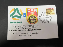 3-6-2024 (12) Football (Australia Women 1 Vs China Women 1) In Adelaide Stadium - SA - Australia (31-5-2024) - Autres & Non Classés
