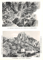 04-LE GRAND CANYON DU VERDON A ROUGON-N°T2775-B/0241 - Other & Unclassified