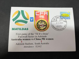 3-6-2024 (12) Football (Australia Women 1 Vs China Women 1) In Adelaide Stadium - SA - Australia (31-5-2024) - Sonstige & Ohne Zuordnung