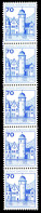 BERLIN DS BURGEN U. SCHLÖSSER Nr 538R Postfrisch 5ER ST X21335A - Unused Stamps