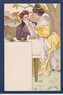 CPA Art Nouveau Femme Girl Woman Non Circulé Série 306 - Women