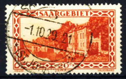 SAARGEBIET 1926 Nr 110 Zentrisch Gestempelt X3BEDFE - Used Stamps
