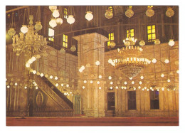 EGYPT // CAIRO // INTERIOR VIEW OF MOHAMED ALY MOSQUE AT THE CITADEL - Le Caire