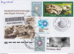 Russia 2020 "Paleontologic Heritage Of Russia", Prehistoric Animals, Fossils, FDC, Inostrancevia - Vor- U. Frühgeschichte