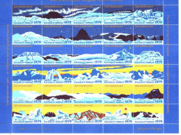 Groenland - 1979-   Feuillet 30 Vignettes Jul - Noel -  - Neufs** - MNH - Unused Stamps