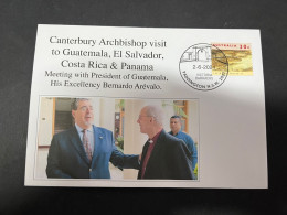 3-6-2024 (12) Guatemala President Meet With Canterbury Archbishop (also To El Salvador, Costa Rica & Panama For Visit) - Christendom