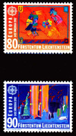 LIECHTENSTEIN 1992 Nr 1033-1034 Postfrisch S9F8332 - Ungebraucht