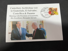 3-6-2024 (12) Guatemala President Meet With Canterbury Archbishop (also To El Salvador, Costa Rica & Panama For Visit) - Christentum