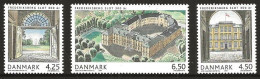 Denmark 2004   300th Anniversary Of The Frederiksberg Castle, MI 1371-1373 MNH(**) - Unused Stamps