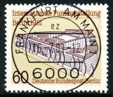 BERLIN 1981 Nr 649 Zentrisch Gestempelt X6211F2 - Oblitérés