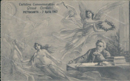 Ae834 Cartolina  Commemorativa Di Giosue' Carducci Pietrasanta 1907 - Andere & Zonder Classificatie