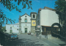 Bv279 Cartolina S.agata Sui Due Golfi Chiesa Parrochiale Distributoreesso Napoli - Napoli (Napels)