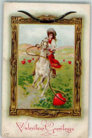 13969241 - Valentine Greetings Schmuckrahmen Pferd Es Wird Ein Herz Mit Dem Lasso  Gefangen - Other & Unclassified