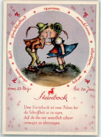 39436841 - Steinbock Kinder Tracht Spruch Verlag Lengauer Nr.1022 - Other & Unclassified
