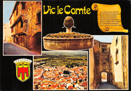 63-VIC LE COMTE-N°2780-B/0187 - Vic Le Comte
