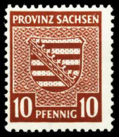 SBZ PROV. SACHSEN Nr 78Xa Postfrisch X6561F6 - Other & Unclassified