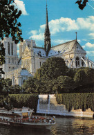 75-PARIS NOTRE DAME ET LA SEINE-N°2782-A/0149 - Notre Dame De Paris