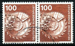 BRD DS INDUSTRIE U. TECHNIK Nr 854 Gestempelt WAAGR PAAR X6681F2 - Used Stamps