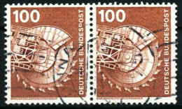 BRD DS INDUSTRIE U. TECHNIK Nr 854 Gestempelt WAAGR PAAR X668206 - Used Stamps