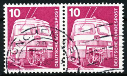 BRD DS INDUSTRIE U. TECHNIK Nr 847 Gestempelt WAAGR PAAR X66C24E - Used Stamps