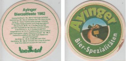 5001153 Bierdeckel Rund - Ayinger - Bierzeltfeste 1982 - Beer Mats