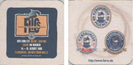 5002464 Bierdeckel Quadratisch - Flensburger 1998 - Inline Contests - Beer Mats