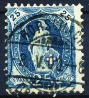 SCHWEIZ ST.HELV Nr 67Ca Zentrisch Gestempelt X696CEE - Used Stamps