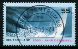 BRD 2003 Nr 2312 Zentrisch Gestempelt X6A174A - Used Stamps