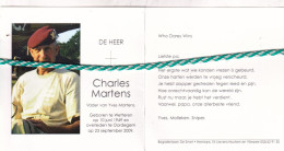 Charles Martens, Wetteren 1949, Oordegem 2009. Foto - Overlijden