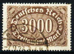 D-REICH INFLA Nr 254b Gestempelt Gepr. X6B18E6 - Used Stamps