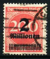 D-REICH INFLA Nr 309Aa Gestempelt X6B46DA - Used Stamps