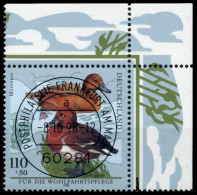 BRD 1998 Nr 2017 Zentrisch Gestempelt ECKE-ORE X6C93BE - Used Stamps
