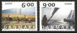 Denmark 2004 Europe: Holidays, Biking, Sailing, MI 1375-1376 MNH(**) - Ungebraucht