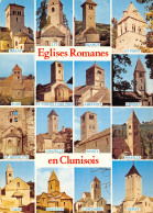 71-EGLISES ROMANES EN CLUNISOIS-N°2786-D/0239 - Autres & Non Classés