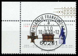 BRD 1999 Nr 2060 Zentrisch Gestempelt ECKE-OLI X6D10DE - Used Stamps