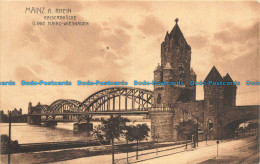 R673821 Mainz A. Rhein. Kaiserbrucke. Ludwig Feist. 1909 - Monde