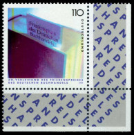 BRD 1999 Nr 2075 Postfrisch ECKE-URE X6D1422 - Unused Stamps